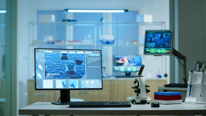 modern scientific research laboratory